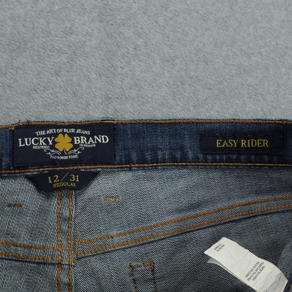 Lucky Brand Jeans Women 12/31 Blue Bootcut Easy Rider Stretch Denim - Picture 5 of 16